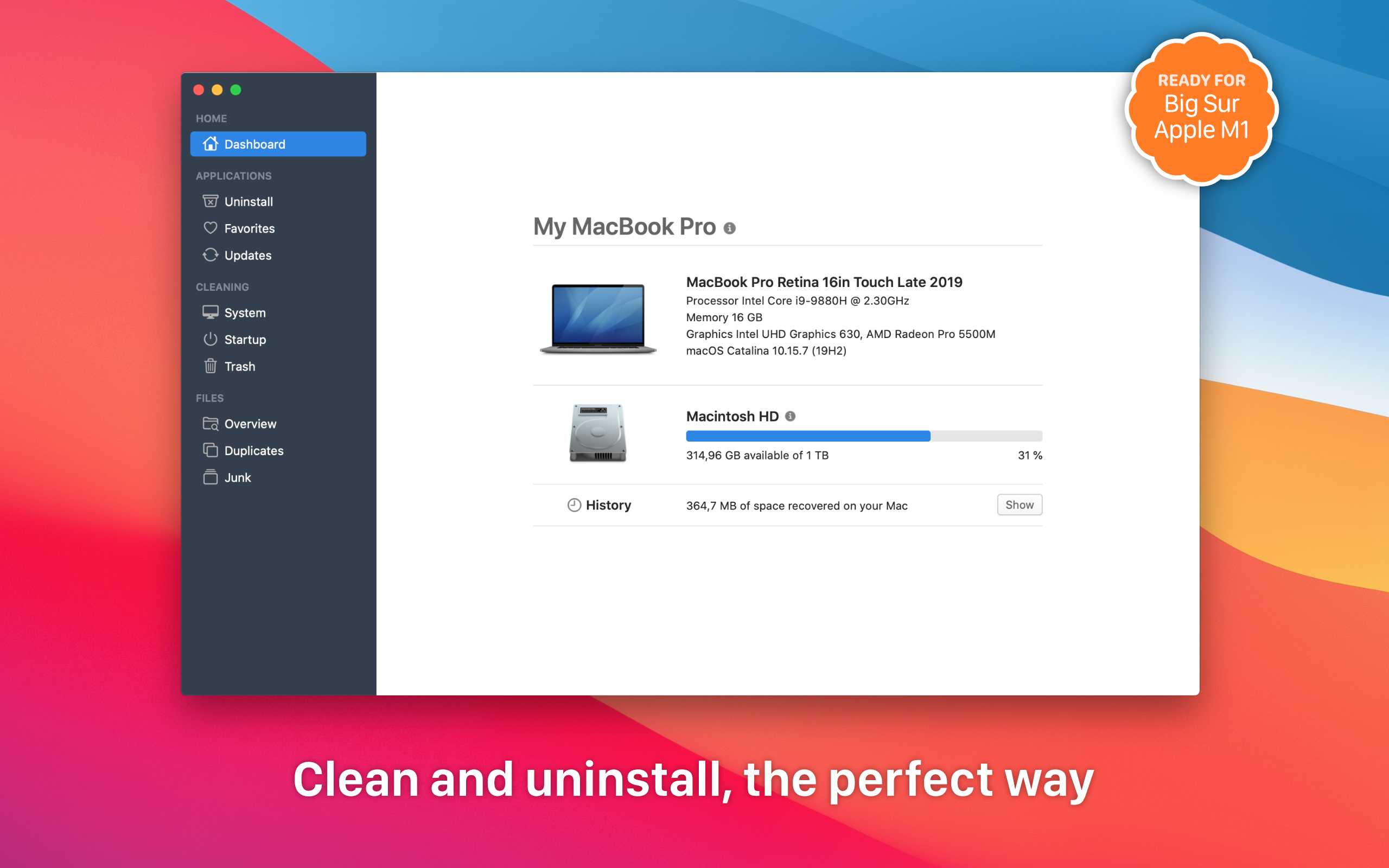 mac app cleaner and uninstaller time machine